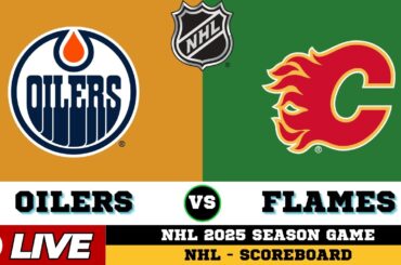 🔴LIVE : Edmonton Oilers Vs Calgary Flames | NHL 2025 | NHL Live SCOREBOARD | Dec 28 2025
