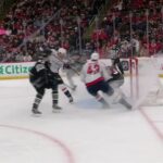 Jakob Chychrun scores a goal against the New Jersey Devils