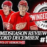 RED WINGS MIDSEASON REVIEW & EDVINSSON'S HEART - Winged Wheel Podcast - Jan. 1st, 2026