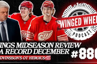 RED WINGS MIDSEASON REVIEW & EDVINSSON'S HEART - Winged Wheel Podcast - Jan. 1st, 2026