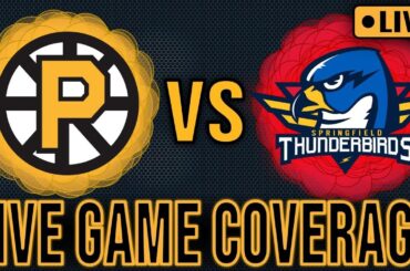 Providence Bruins vs. Springfield Thunderbirds New Years Eve Livestream! #AHLBruins #NHLBruins #AHL