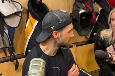 Kris Letang, Penguins, on 1200th and OT winner