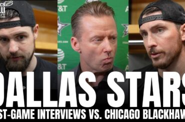Matt Duchene, Jamie Benn & Glen Gulutzan Recap Dallas Stars Getting "Out Battled" by Chicago in '25