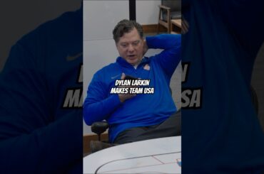 Dylan Larkin gets call that he made Team USA for the 2026 Winter Olympics