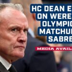 HC Dean  Evason on Zach Werenski, Winter Olympics and Buffalo Sabres Matchup | Media Availability