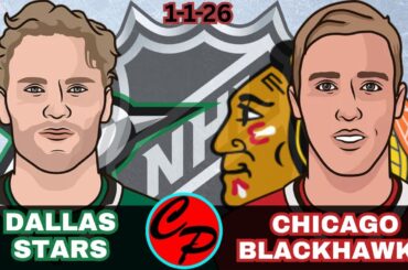 Dallas Stars vs Chicago Blackhawks NHL Hockey Live Game Cast & Audio