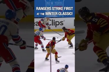 BLUESHIRTS strike FIRST at the Winter Classic! ❄️