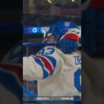 MIKA TIES THE FRANCHISE RECORD FOR POWER PLAY GOALS 💪 #mikazibanejad #nyr #nhl #hockey #goal