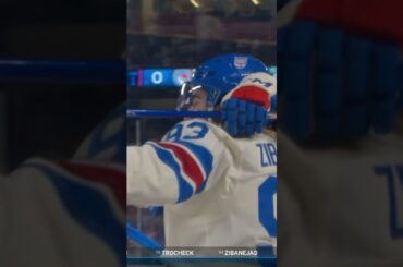 MIKA TIES THE FRANCHISE RECORD FOR POWER PLAY GOALS 💪 #mikazibanejad #nyr #nhl #hockey #goal