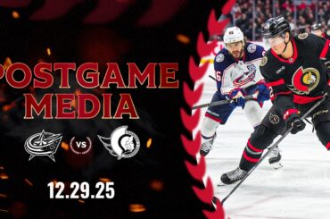 LIVE: Postgame Media CBJ 4 OTT 1