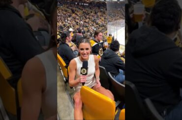 NHL Reporter's NYE Fail During Segment - TD Garden #nhl #nhlhighlights #funnyshorts #bostonbruins