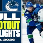 Seattle Kraken at Vancouver Canucks | FULL Shootout Highlights - January 2, 2026