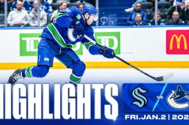 Game in 10 | Vancouver Canucks vs. Seattle Kraken Highlights (Jan 2, 2026)