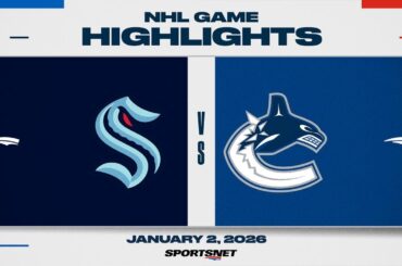 NHL Highlights | Kraken vs. Canucks - January 2, 2026