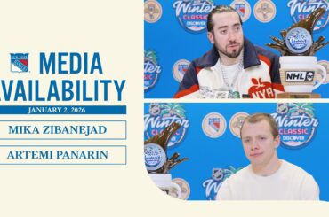 2026 Winter Classic: Mika Zibanejad and Artemi Panarin Postgame Availability | Jan. 2, 2026