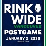 RINK WIDE POST-GAME: Vancouver Canucks vs Seattle Kraken | Game #40 - Jan. 2, 2025