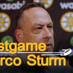 Sturm speaks with the media following 2-1 OTL @CGY
