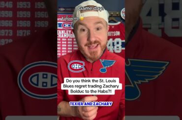 The Montreal Canadiens versus the St. Louis Blues!