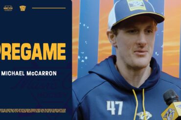 Michael McCarron Pregame: Jan. 1, 2026
