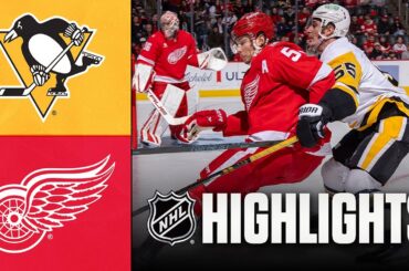 Penguins vs. Red Wings | NHL Highlights | January 03, 2026