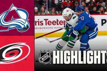 Avalanche vs. Hurricanes | NHL Highlights | January 03, 2026