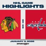 NHL Highlights | Blackhawks vs. Capitals - January 3, 2026