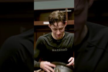 Chinakhov Gets Postgame Helmet