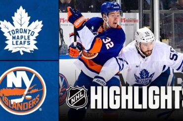 Maple Leafs vs. Islanders | NHL Highlights | January 03, 2026