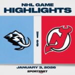 NHL Highlights | Mammoth vs. Devils - January 3, 2026