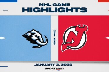 NHL Highlights | Mammoth vs. Devils - January 3, 2026