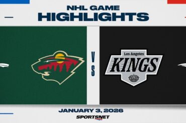 NHL Highlights | Wilds vs. Kings - January 3, 2026