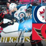 Ottawa Senators vs. Winnipeg Jets - Game Highlights
