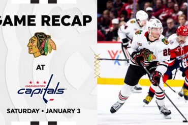 Blackhawks at Capitals Game Highlights | 1.3.26