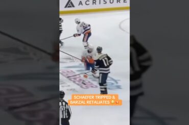 Barzal got back at Marchment for slashing Schaefer 😳