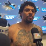 Reaves on Importance of Standing Up for Celebrini | Sharks vs. Lightning Post-Game (1.3.25)