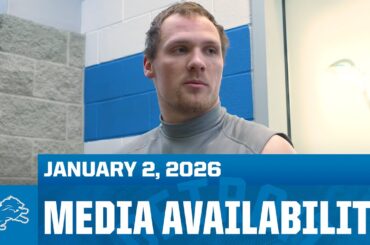 Detroit Lions linebacker Jack Campbell meets with the media | January 2, 2026