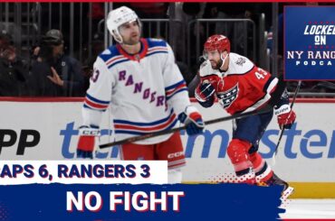 GUTLESS: Rangers FAIL to bring intensity after Tom Wilson takes out Noah Laba, lose 6-3 to Caps