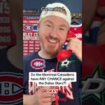 Do the Montreal Canadiens have any chance of defeating the Dallas Stars?!
