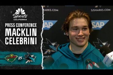 Macklin Celebrini reveals emotions upon being named to Team Canada Olympic team | NBC Sports CA