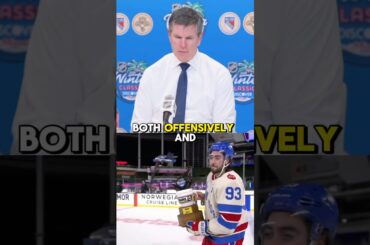 Mike Sullivan on Mika Zibanejad’s performance #nyr #newyorkrangers #nyrangers #nhl #hockey #shorts