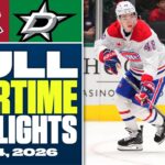 Montreal Canadiens at Dallas Stars | FULL Overtime Highlights - January 4, 2026