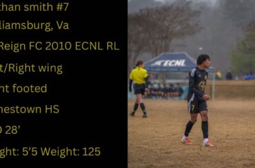 Nathan smith fall//ECNL SC showcase highlights. 25’.