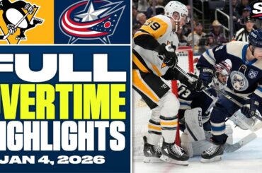 Penguins at Blue Jackets | FULL Overtime Highlights - January 4, 2026