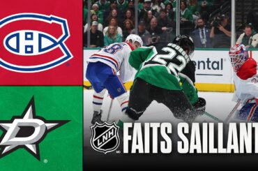 Canadiens vs Stars 04/01/26 | Faits saillants