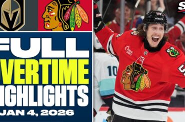 Vegas Golden Knights at Chicago Blackhawks | FULL Overtime Highlights - January 4, 2026
