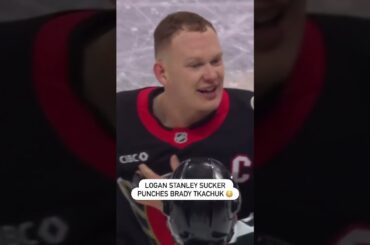 Logan Stanley Sucker Punches Brady Tkachuk! 😬