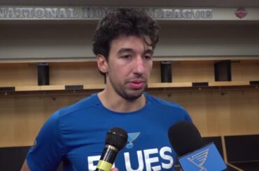'We gotta play a full game out here,' Blues' Jordan Kyrou says after 4th straight loss