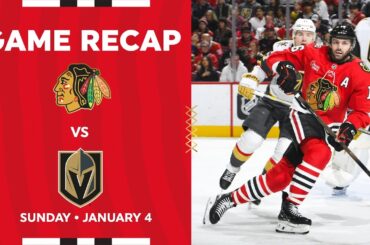 Blackhawks vs. Golden Knights Game Highlights | 1.4.26