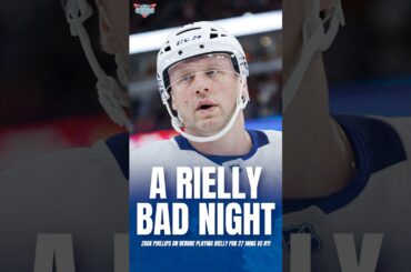 Morgan Rielly Finishes -4 in 27 Minutes of Ice Time Against the Islanders #leafsforever