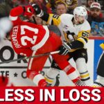 Red Wings look lifeless in loss to Pittsburgh Penguins | Simon Edvinsson snubbed from Team Sweden